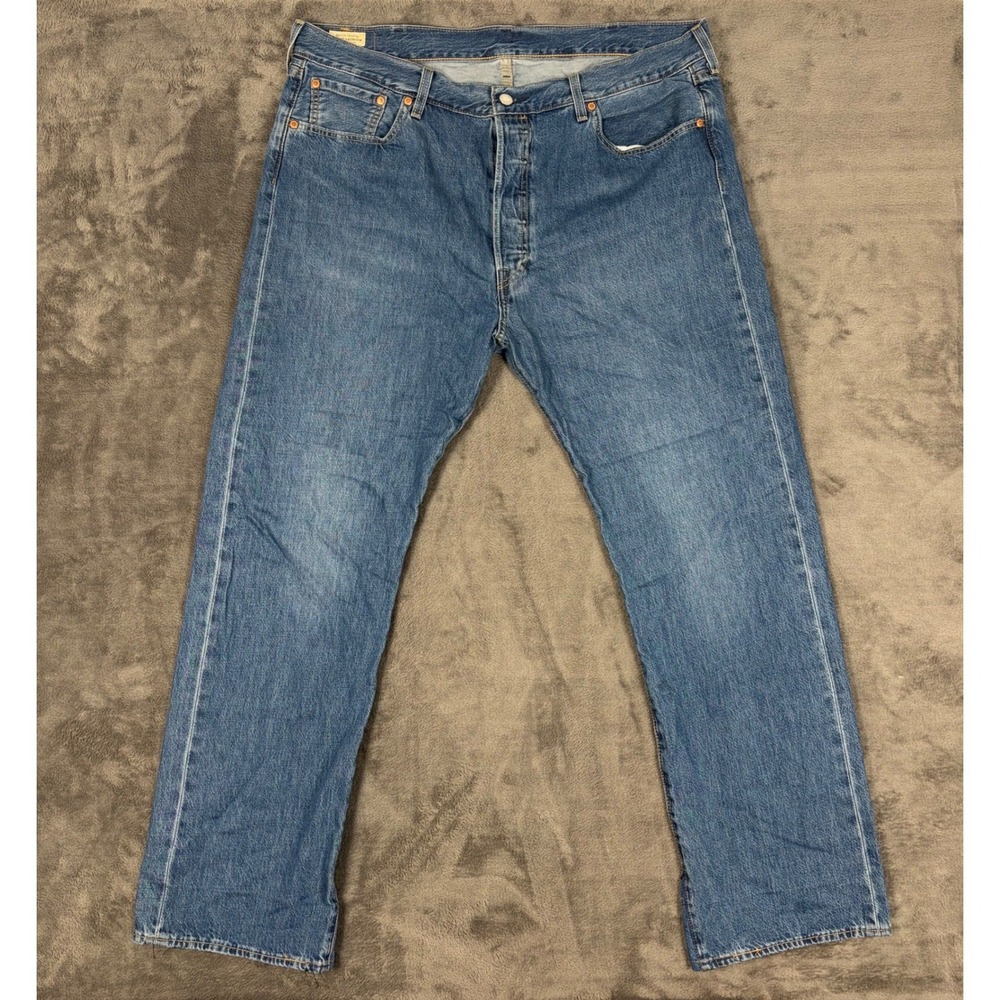 Levi's Jeans Mens 40x32 Blue 501 Original Fit Premium Button Fly Straight Leg